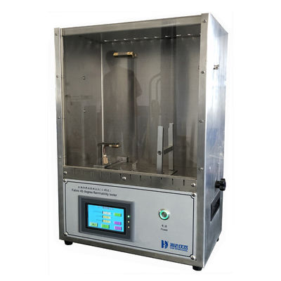 Testa delle prestazioni di ritardamento della fiamma a 45 gradi per tessuti conforme a GB/T14644 e ASTM D1230