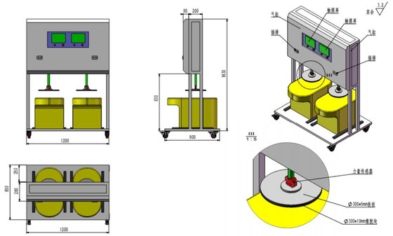 IEC 60335-2-84 Toilet Seat Endurance Test Machine with LCD Touch Screen