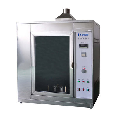 Equipaggiamento di prova di laboratorio Valutazione del rischio di incendio / macchina di prova di accensione del filo caldo Ni80/Cr20 IEC60695-2-20