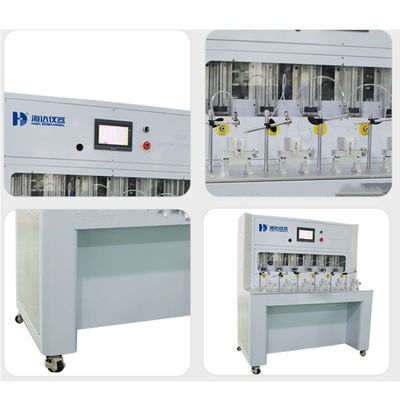 Misurazione in tempo reale della resistenza all'aspirazione con la macchina di prova della sigaretta elettronica in piedi sul pavimento