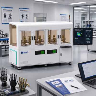 Robot Dexterous Hand Test Machine Multi Finger Grabbing Force Tester Fingertip Displacement Fatigue Life Testing Equipment (Apparecchiatura di prova della durata della fatica)