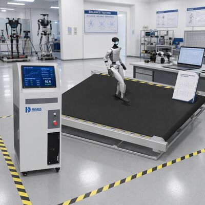 Stazione di prova dell'equilibrio del robot umanoide 6 DOF Piattaforma di movimento Equipaggiamento di prova della stabilità del robot bipede ZMP Analisi COP