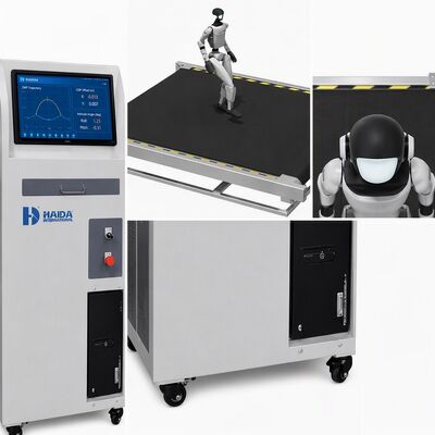 Stazione di prova dell'equilibrio del robot umanoide 6 DOF Piattaforma di movimento Equipaggiamento di prova della stabilità del robot bipede ZMP Analisi COP