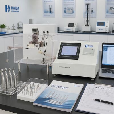Dental Rotary Instrument Grinding Performance Tester Bur Head Wear Testing Machine Cutting Efficiency Test for handpiece QC (Testo di efficienza di taglio per la macchina di prova dell'usura della testa)