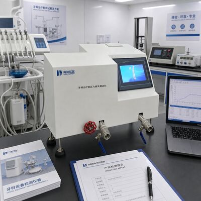 Tester di perdita di pressione per unità di trattamento dentale, macchina per test di decadimento della pressione negativa, risoluzione 0,01 kpa, attrezzatura dentale