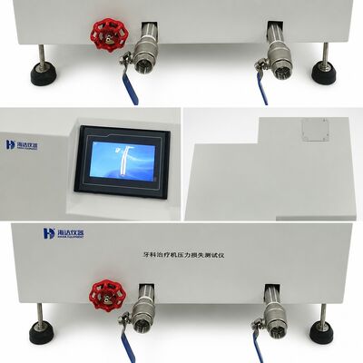 Tester di perdita di pressione per unità di trattamento dentale, macchina per test di decadimento della pressione negativa, risoluzione 0,01 kpa, attrezzatura dentale