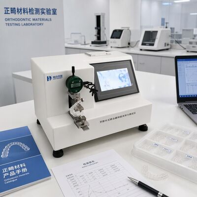 Dental Aligner Clamping Force Tester Clear Aligner Testing Machine Equipment Orthodontic Force Gauge 0.001N Resolution Precision