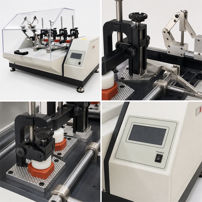 HAIDA Finished Shoe Flexing Tester SATRA TM92 Calzatura Flex Resistance Testing Machine 4 Stazioni LCD Contatore Calzatura Test Equipaggiamento