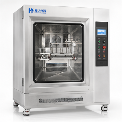 Macchina per test di flessione a bassa temperatura HAIDA per scarpe intere e suole, tester di flessione libera, attrezzatura standard GB ISO 20344