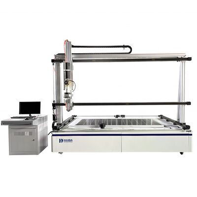 Apparecchiature per test climatici PV per test di impatto grandine, apparecchiature per test di moduli fotovoltaici, tester di impatto grandine, camera di prova d'urto da grandine