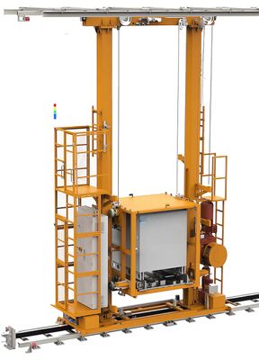 8104-HD Granata a carico pesante con capacità di 2000 kg, controllo touch screen PLC e precisione di posizionamento ±3 mm